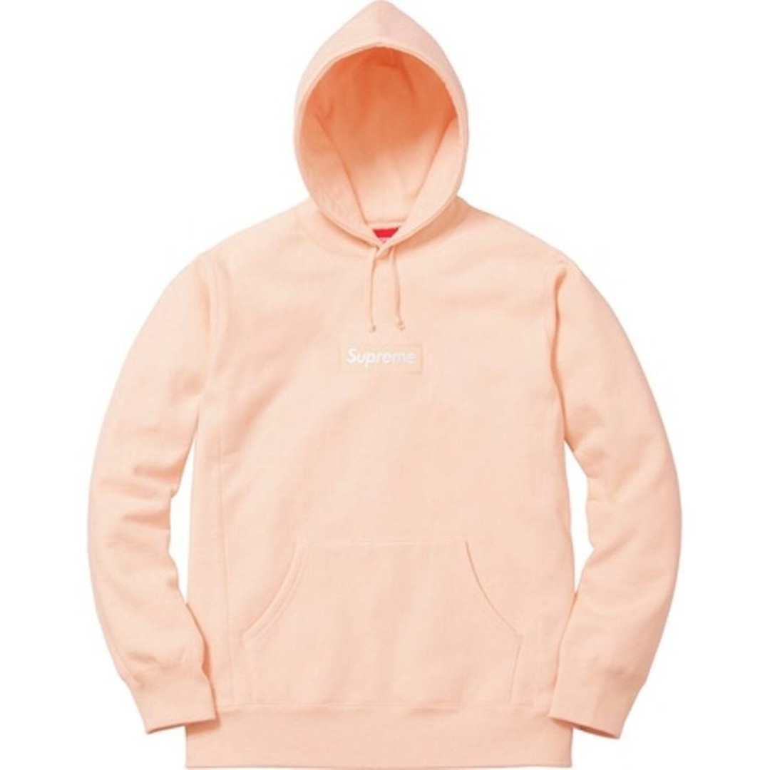 Supreme Peach Box Logo Hoodie Men s Fashion Tops Sets Hoodies on Carousell