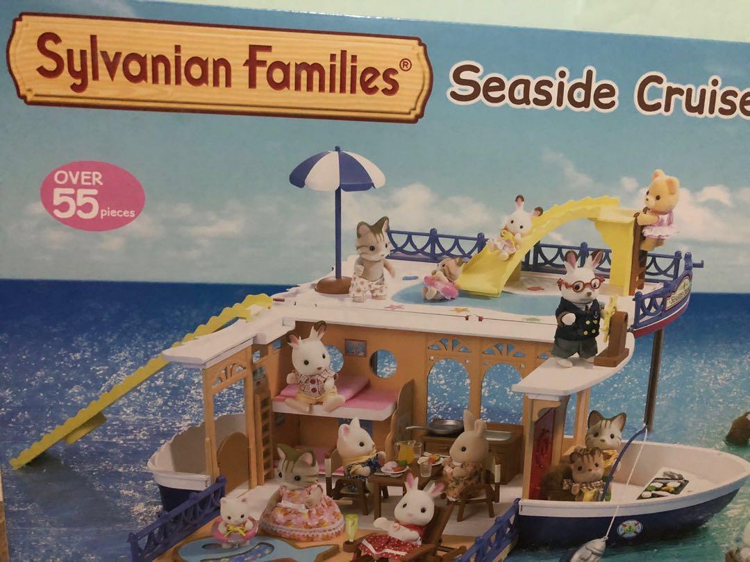 Sylvanian families seaside cruiser houseboat best sale value set