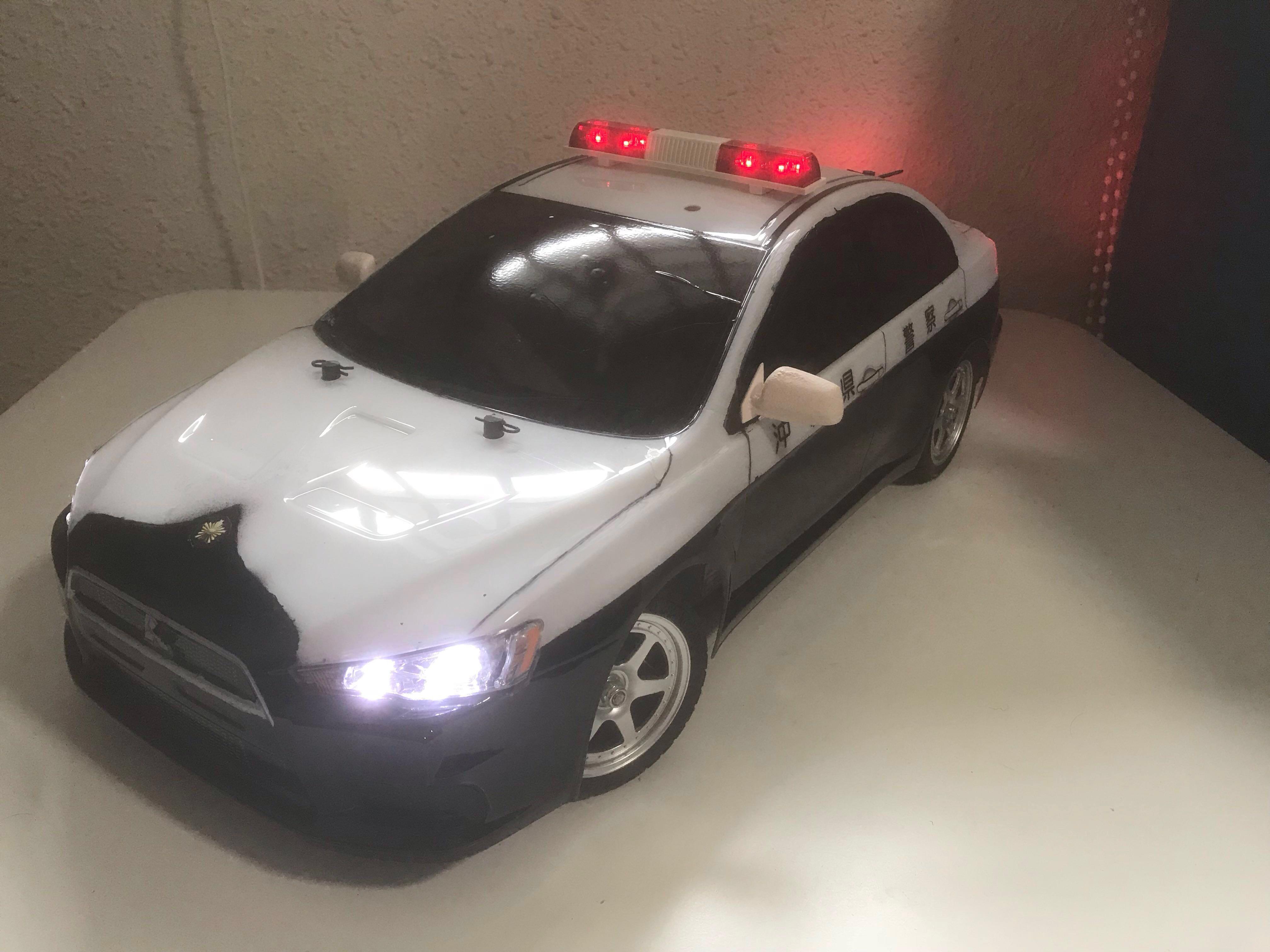 tamiya police car