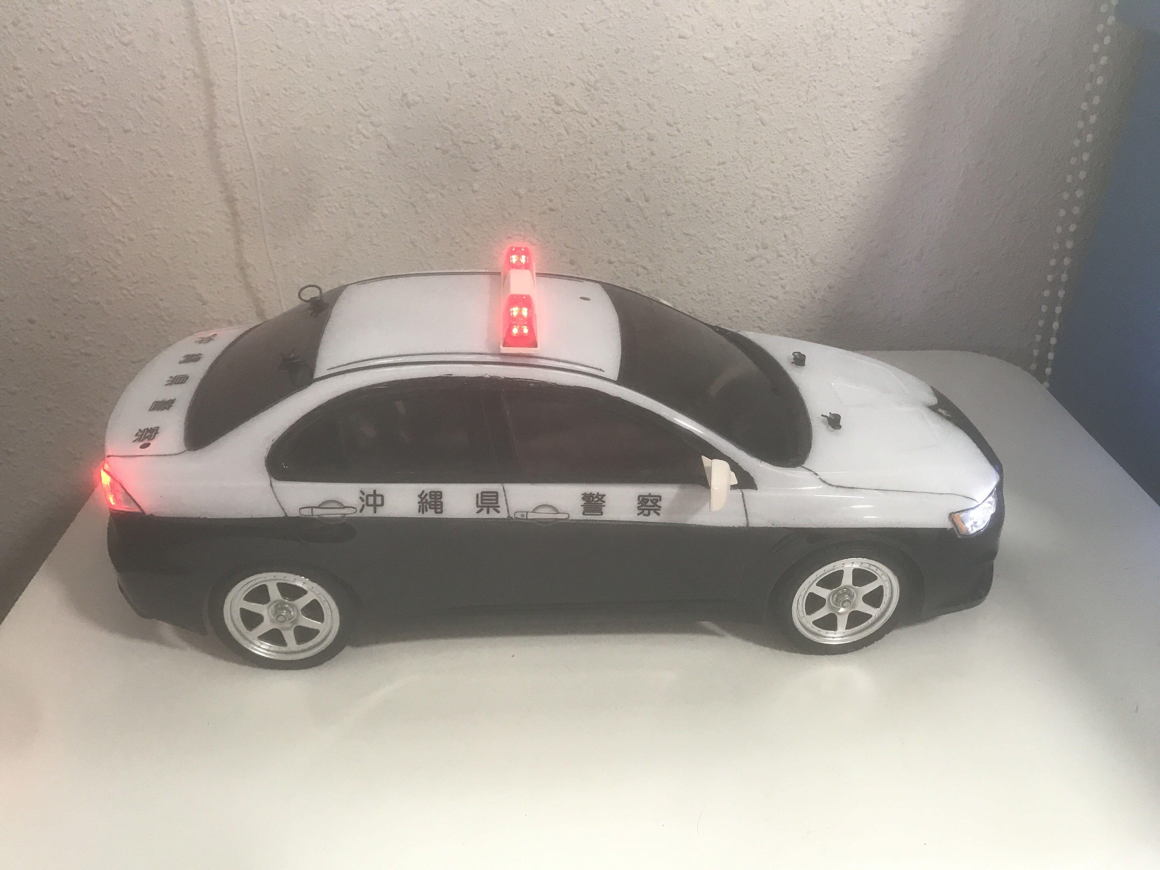 tamiya rc police car