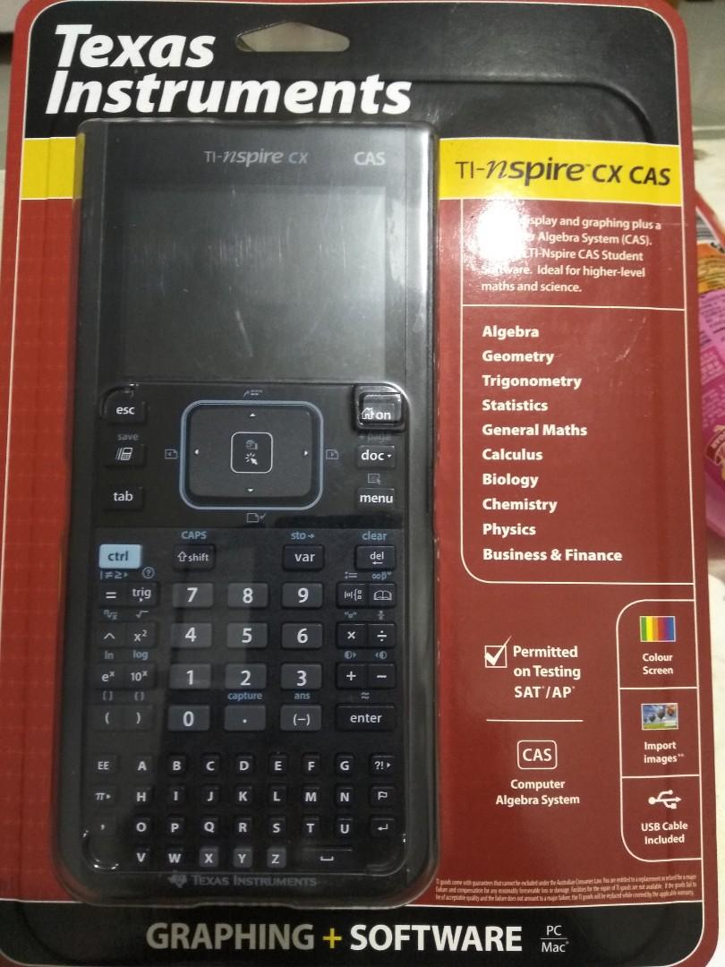 Texas Instruments Ti Cs Cas Texas instruments ti-nspire cx cas, Computers & Tech, Office & Business ...
