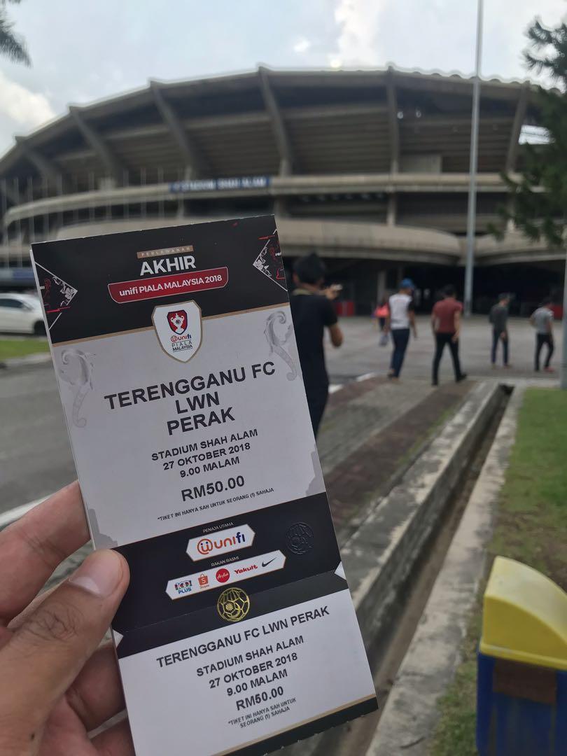 Tiket Final Piala Malaysia Perak Vs Terengganu Tickets Vouchers Attractions Tickets On Carousell