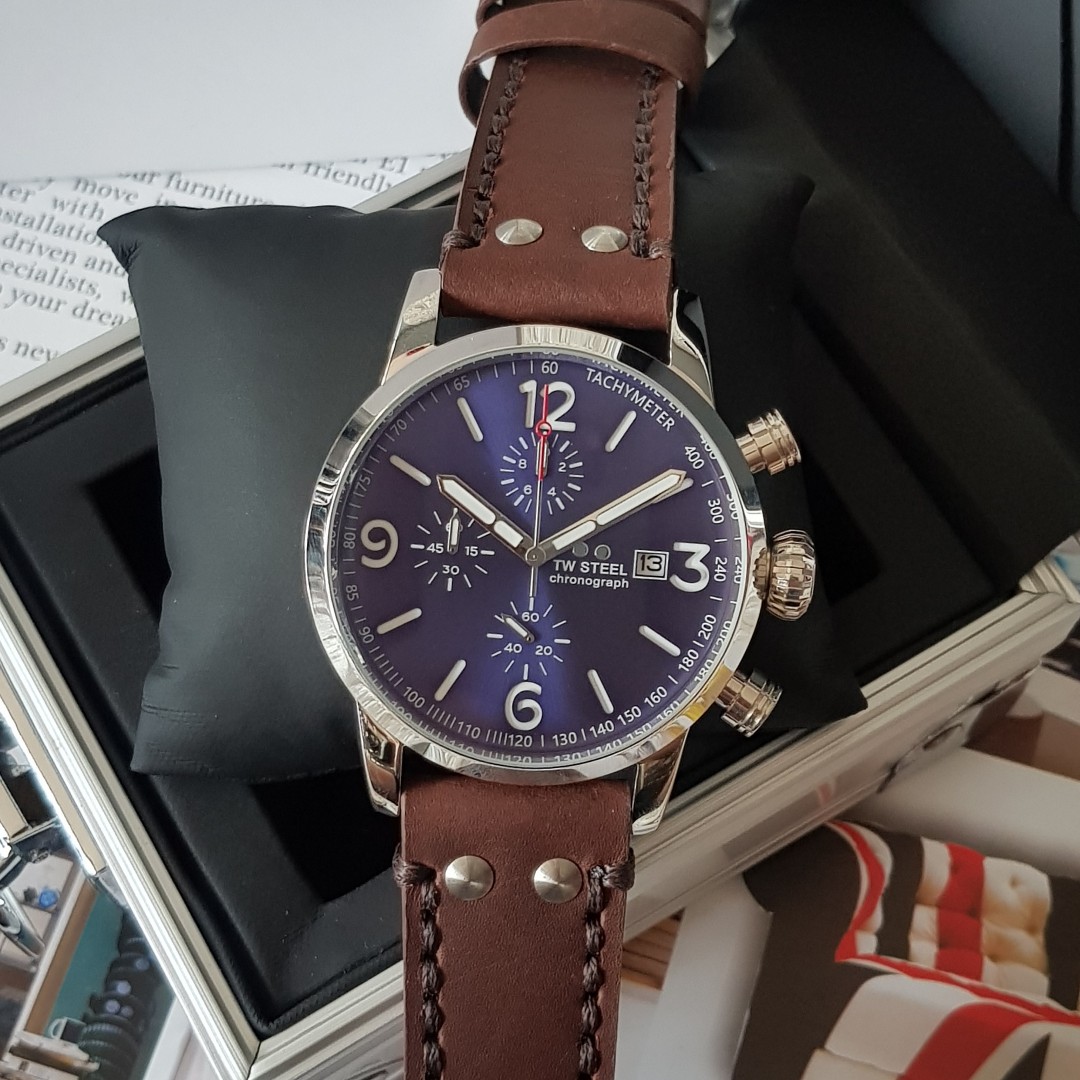 TW Steel Maverick Blue Dial Men s Watch MS104 Men s Fashion Watches Accessories Watches on Carousell