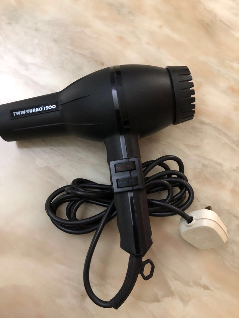 Twin Turbo 1500 Hairdryer Beauty Personal Care Hair on Carousell