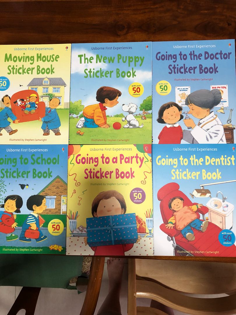 Usbourne First Experiences Sticker Book Books Stationery Children S Books On Carousell