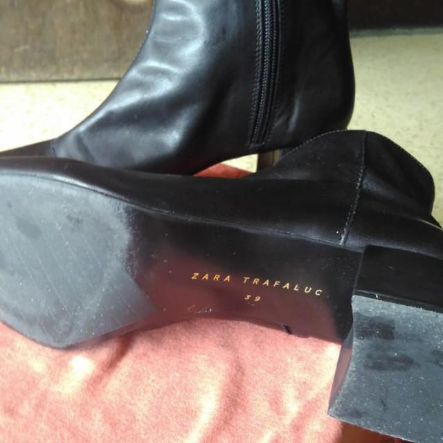 women high-heels ankle boots Zara 