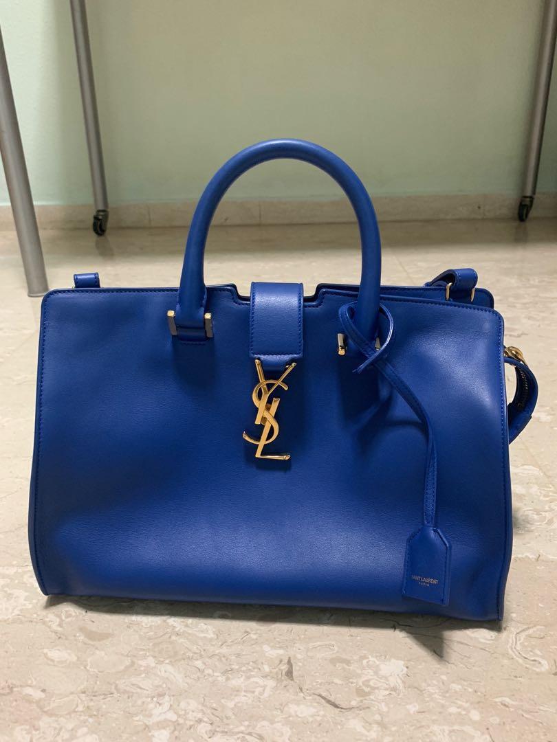 YSL Cabas Blue