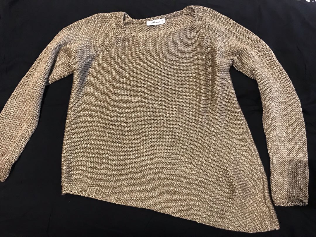 zara asymmetric jumper