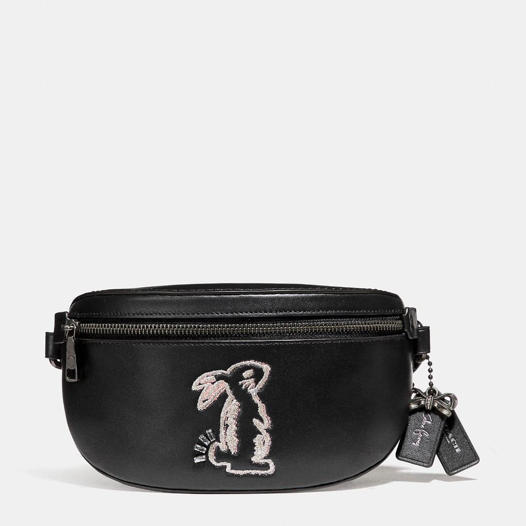 selena belt bag with bunny