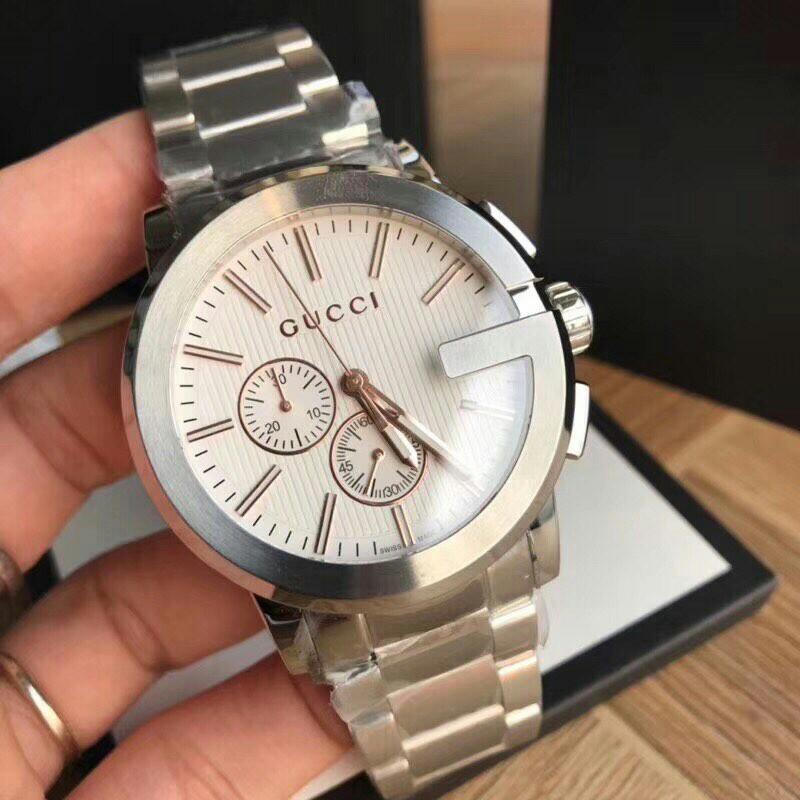 100 ORIGINAL Gucci G Chrono Chronograph Stainless Steel Watch YA101201 pre order deposit accepted Luxury Watches on Carousell