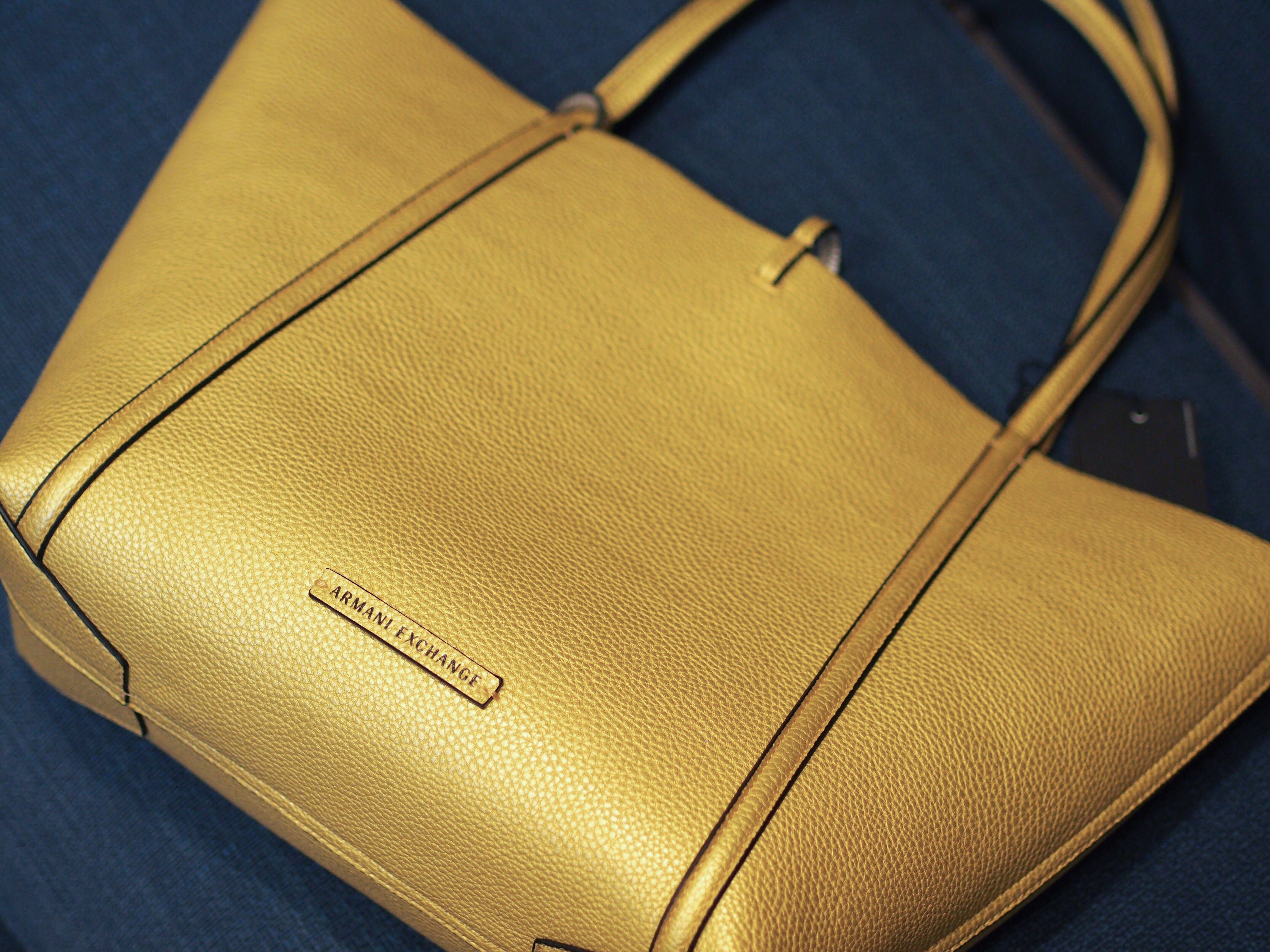 armani exchange shopper tote bag