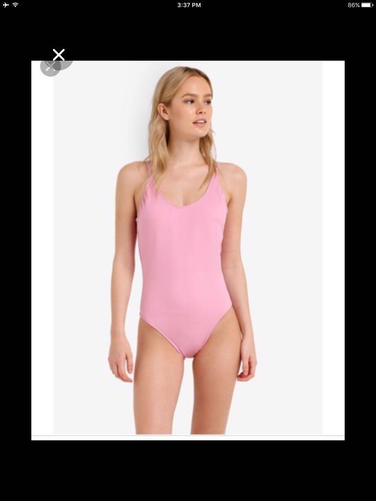 baby pink swimming costume