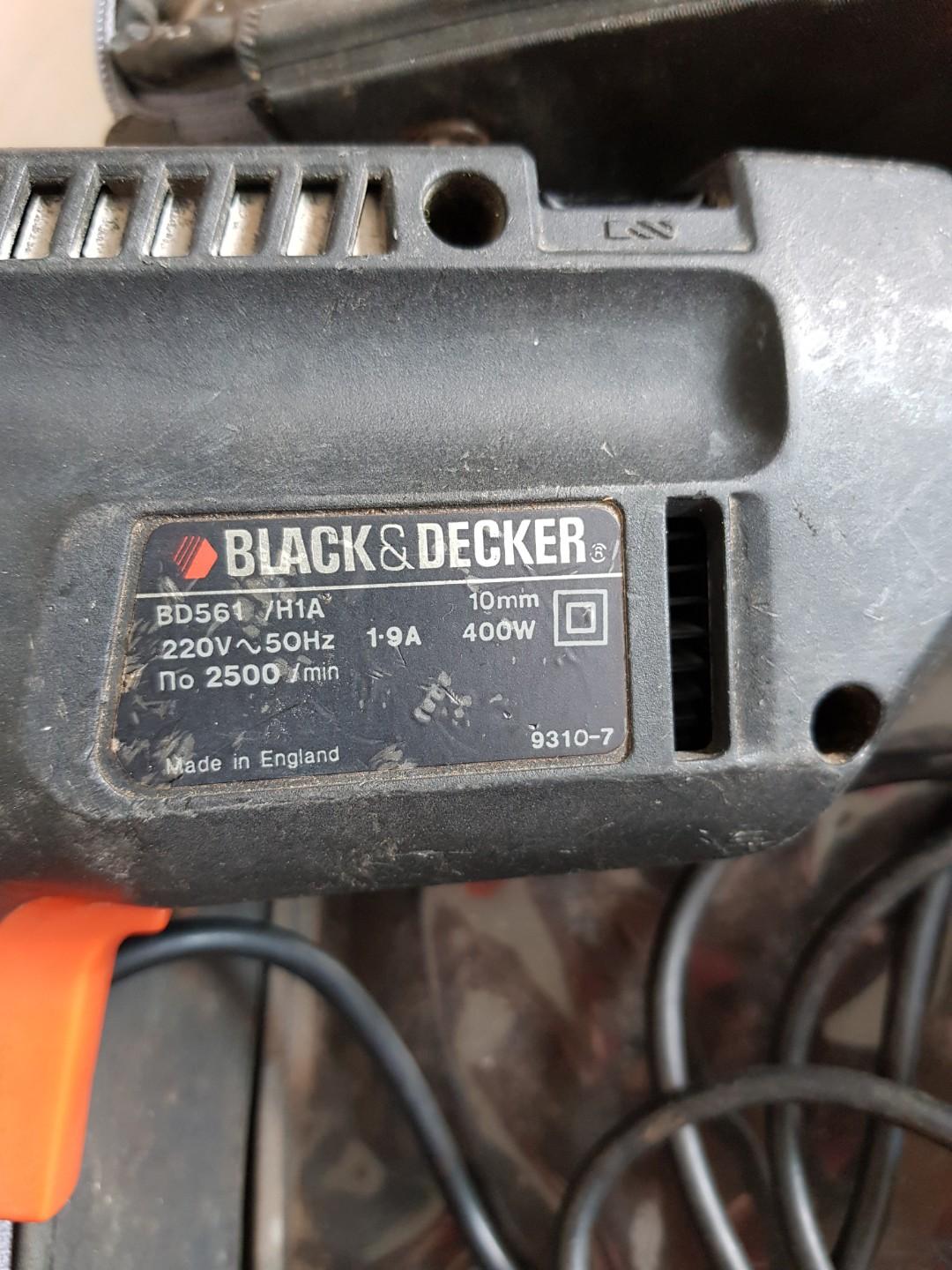 Black Decker BD561 Drill Furniture Home Living Home