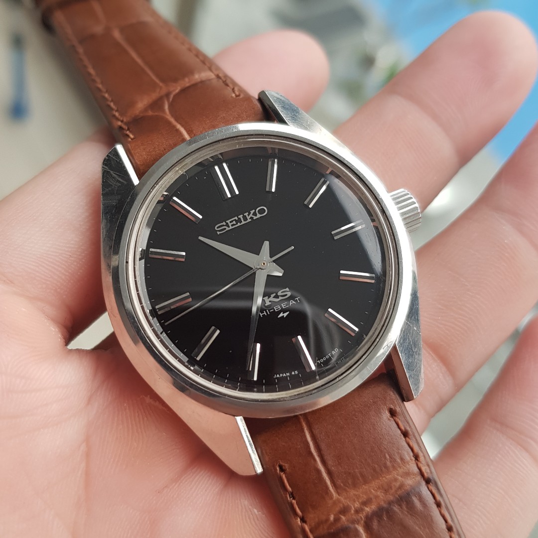 Black Dial King Seiko 45-7000, Men's Fashion, Watches & Accessories,  Watches on Carousell