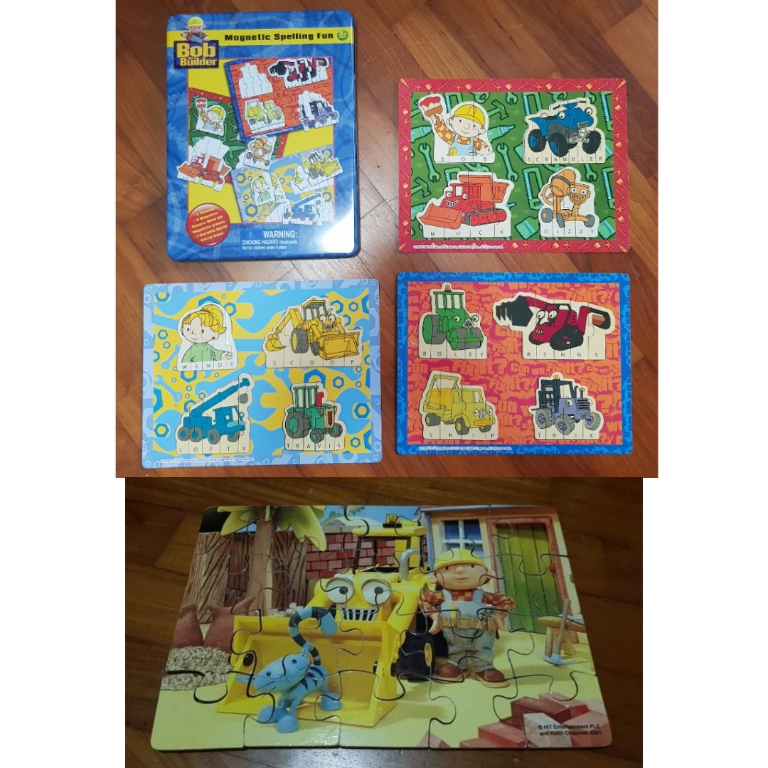 bob the builder wooden puzzle