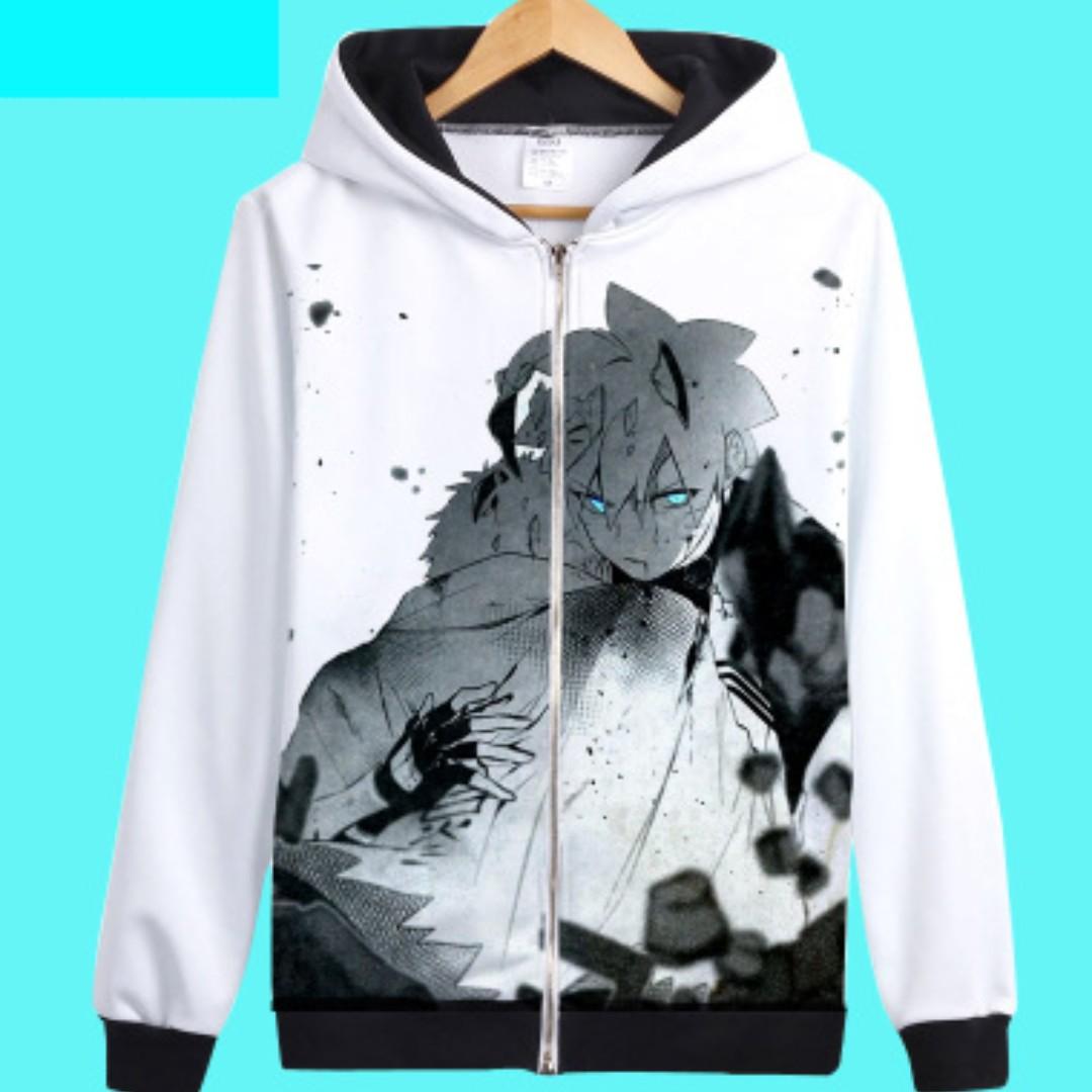 Boruto Naruto Graphic Anime Jacket Hoodie Entertainment J Pop On