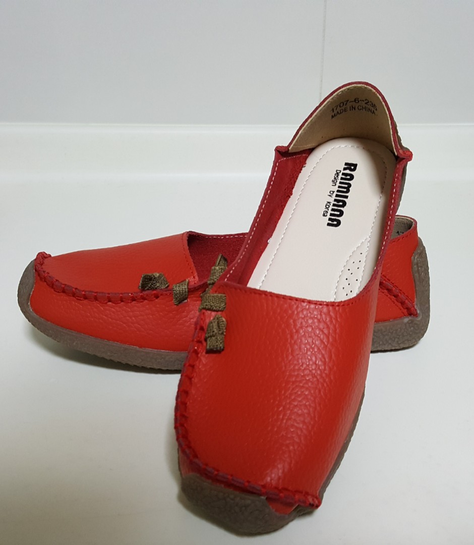 Cute red clearance shoes