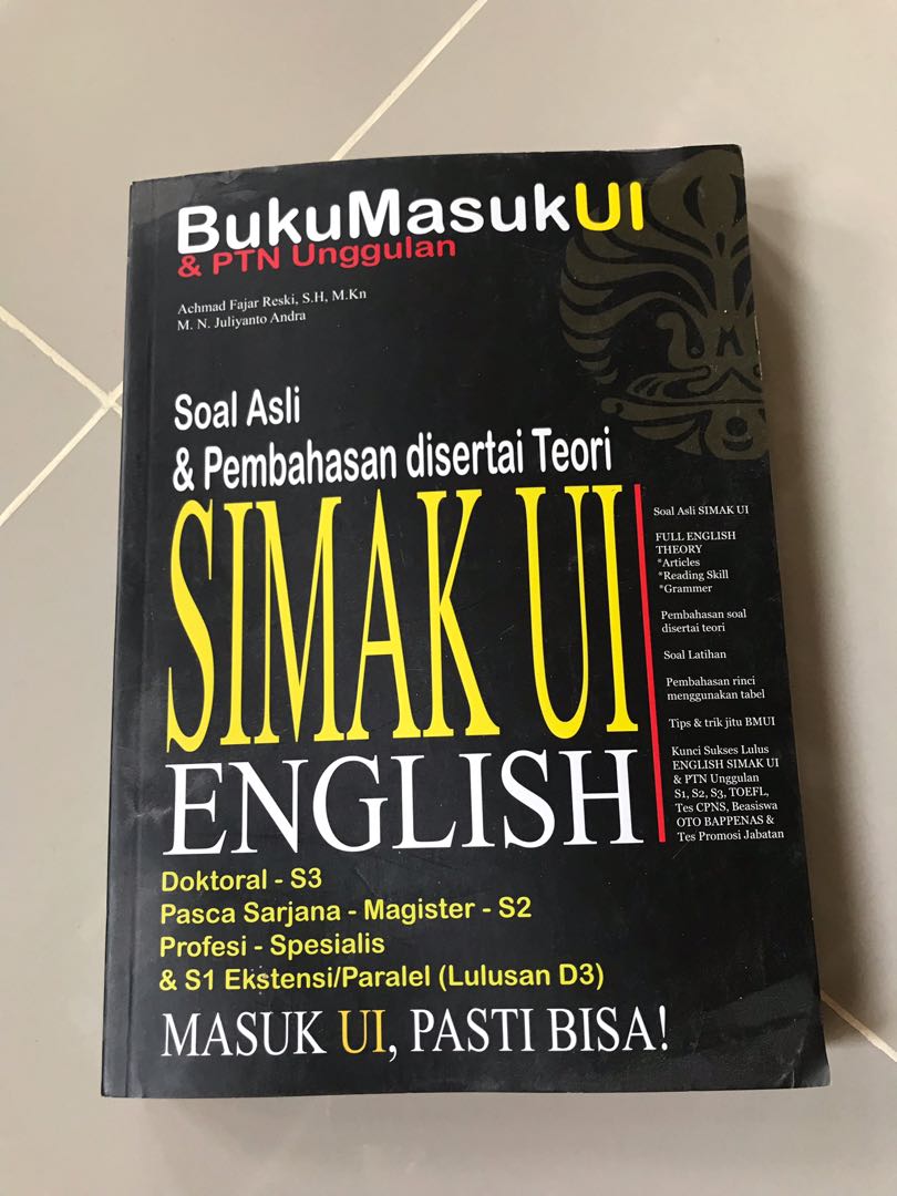 Buku masuk UI dan PTN unggulan Achmad Fajar Resky Buku 