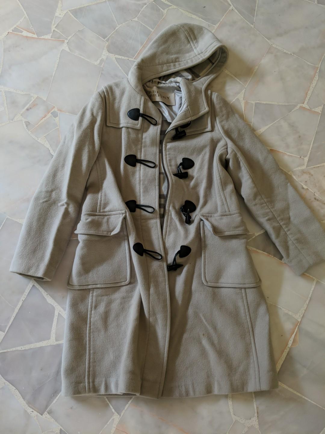 Burberry Brit Long Winter Coat Uk8 Women S Fashion Clothes