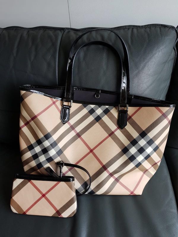 Burberry Nova Tote Bag (Large), Luxury 