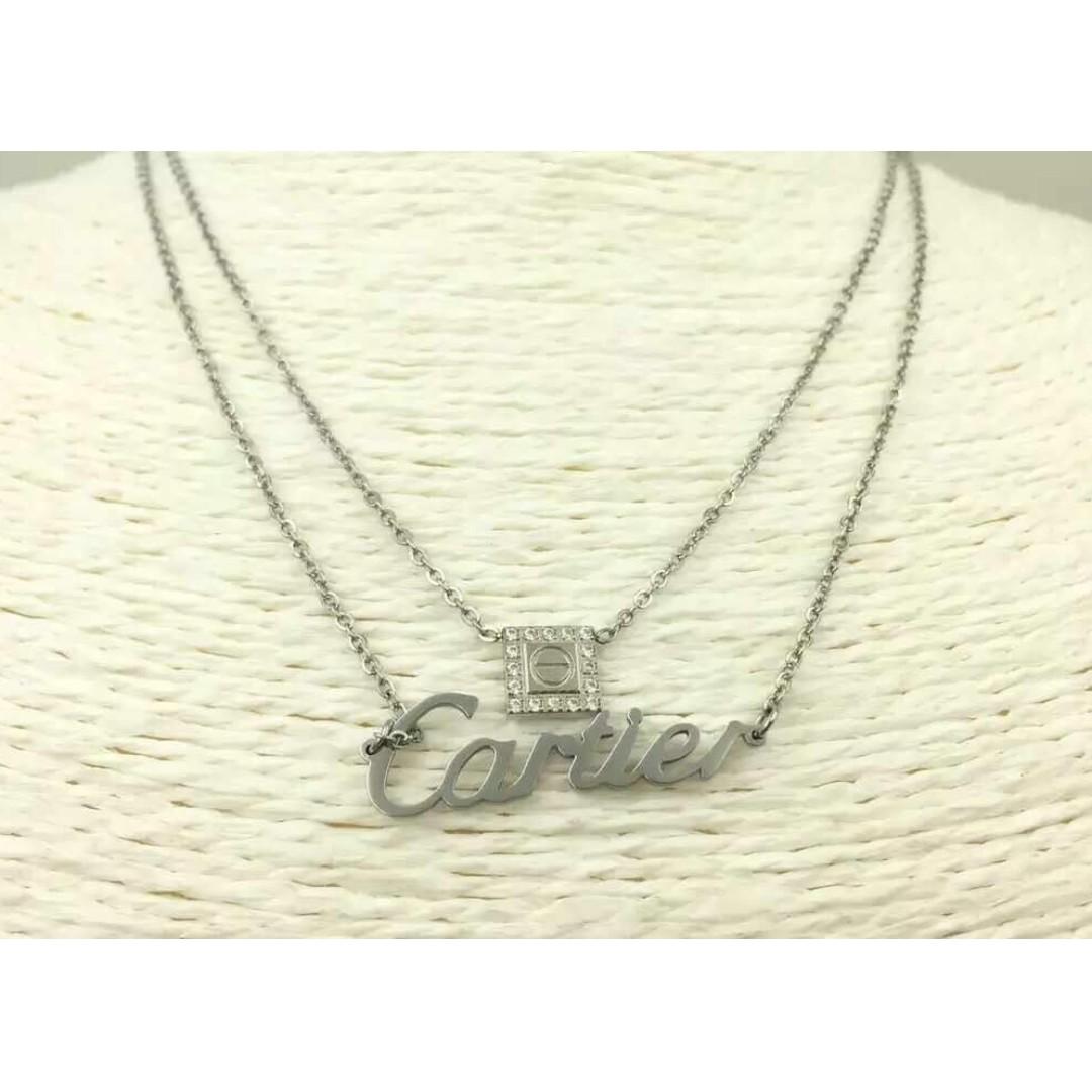 Cartier name necklace top