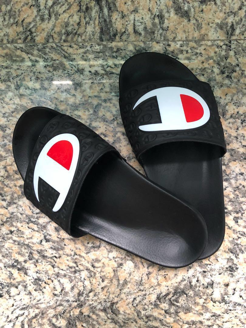 black champion sliders