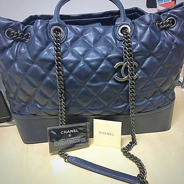 chanel 31 rue cambon bag blue