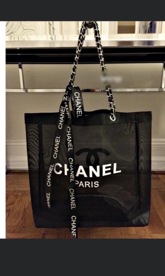 Chanel Vip Gift Mesh Tote Set