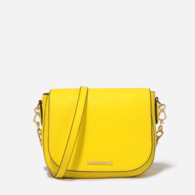 Charles and keith new arrivals yellow sling bag