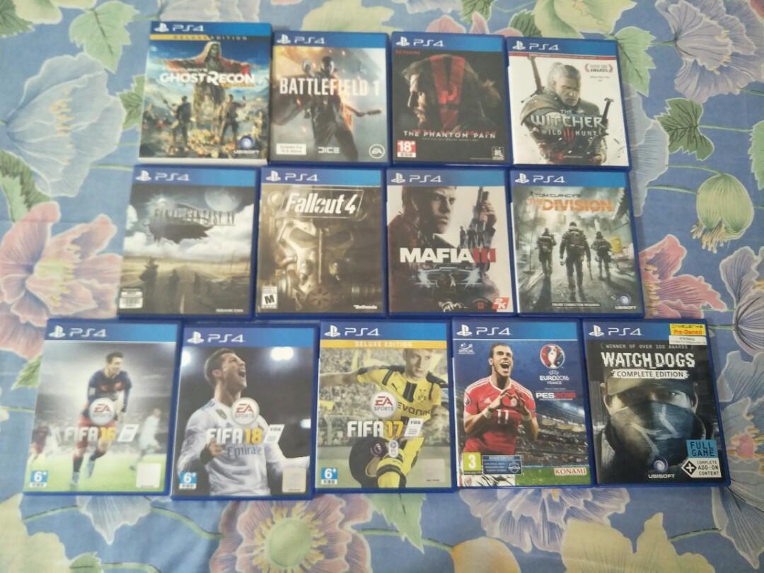second hand ps4 games for sale