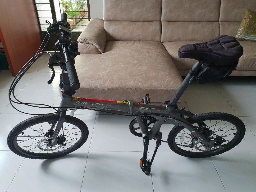 java decaf folding bike