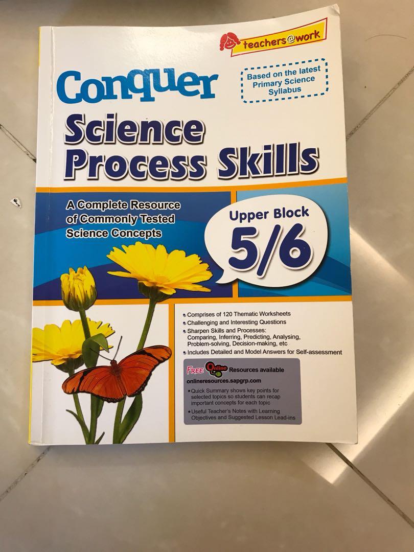 conquer science process skills p5 6 hobbies toys books magazines assessment books on carousell