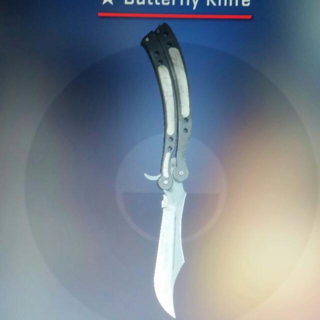 CSGO Butterfly Knife, Video Gaming, Gaming Accessories, Game Gift Cards