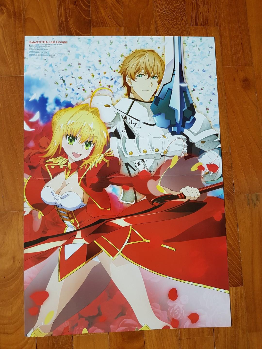 Fate Extra Last Encore Poster Entertainment J Pop On Carousell