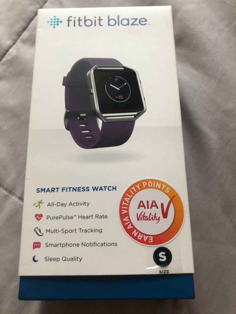 Fitbit blaze plum small sales