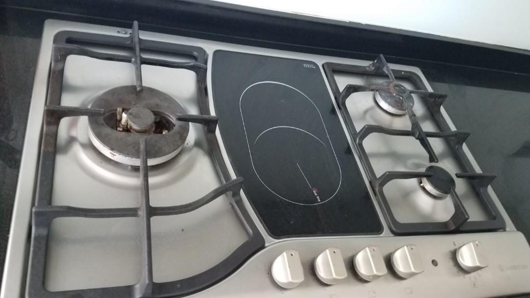 Ariston Gas + Induction Combo, TV & Home Appliances, Kitchen Appliances