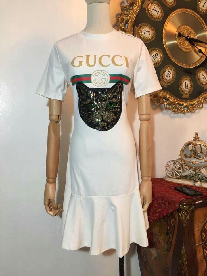 Gucci Cat Dress Women s Fashion Dresses Sets Dresses on Carousell