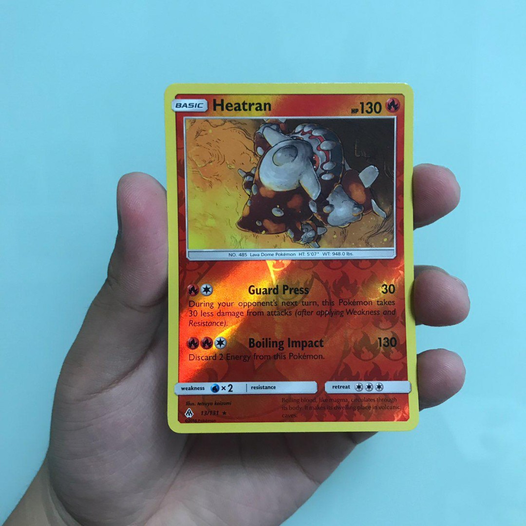 Heatran 13/131 Rare Reverse Holo, Toys & Games, Board Games & Cards