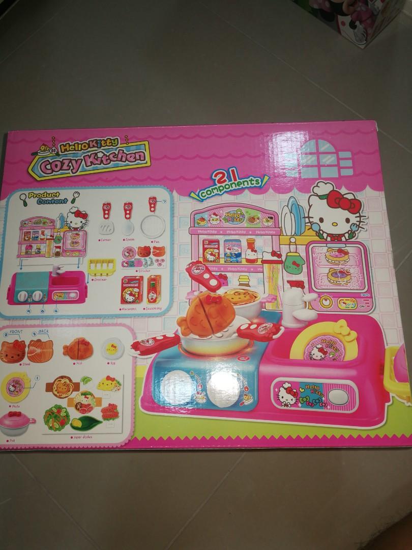 Hello Kitty Cozy Kitchen Babies Kids Toys Walkers On Carousell