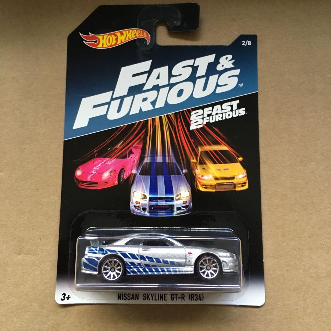 hot wheels fast and furious r34