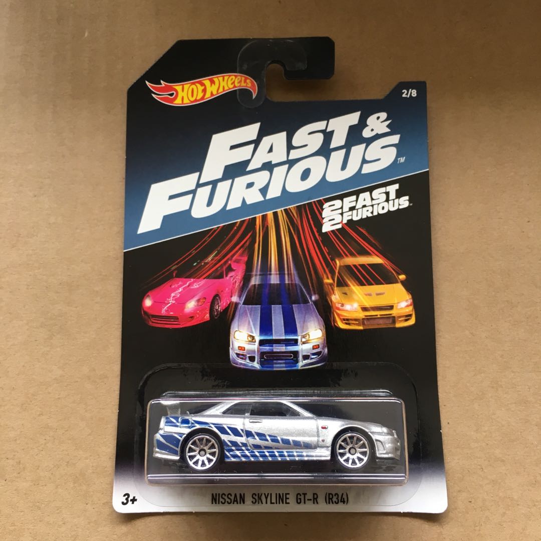 Hot Wheels Fast And Furious Nissan Skyline Gtr R34 Silver Toys Games Others On Carousell