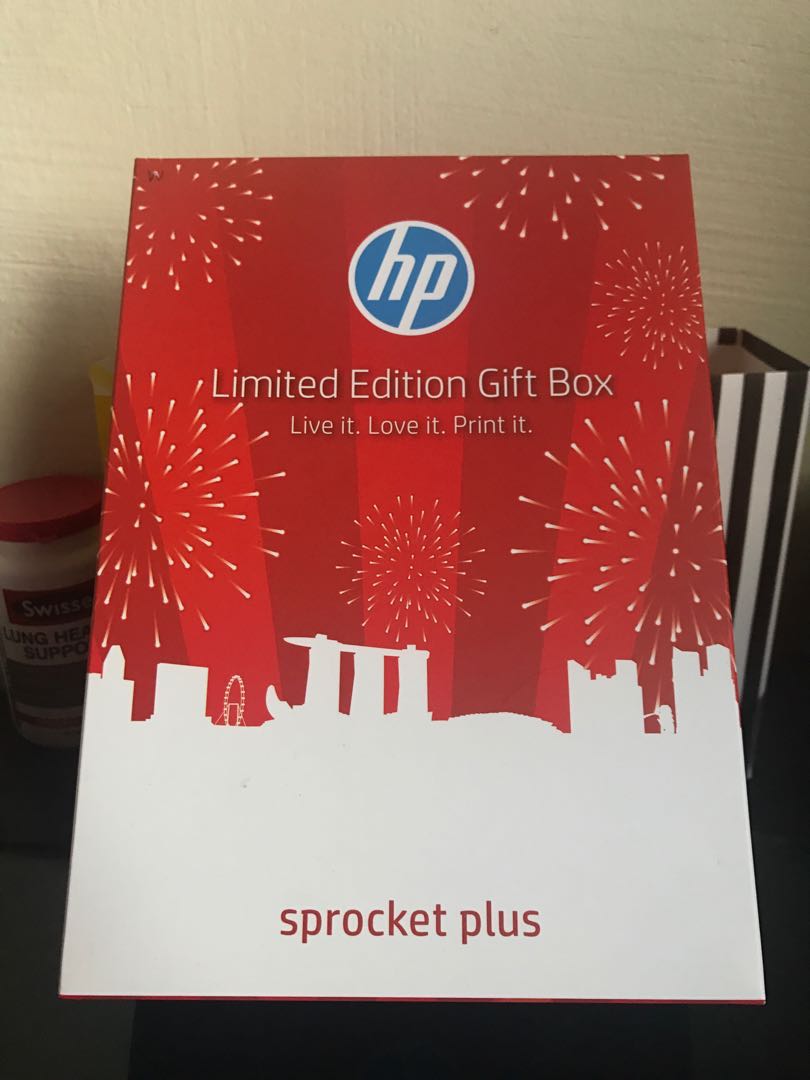 Hp Sprocket Plus 20 Sheet Photo Paper Pack Limited Edition Gift Box Electronics Others On Carousell
