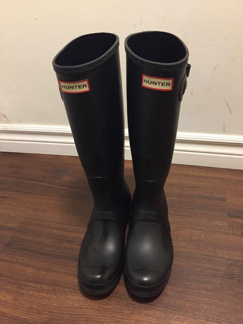 hunter rain boots size 7