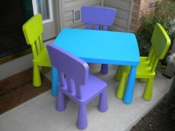 ikea kids table n chairs