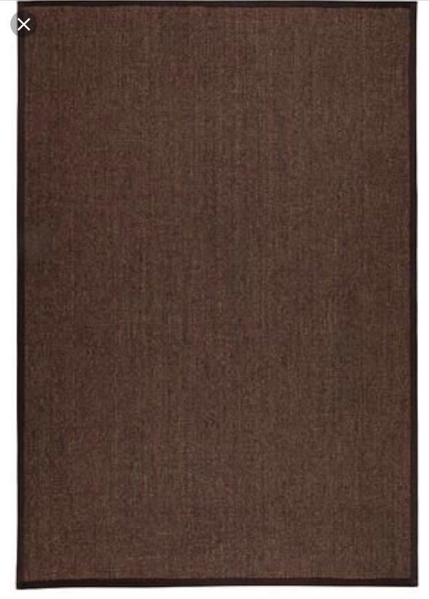 IKEA Osted rug 230 x 160 cm dark brown , Furniture & Home Living