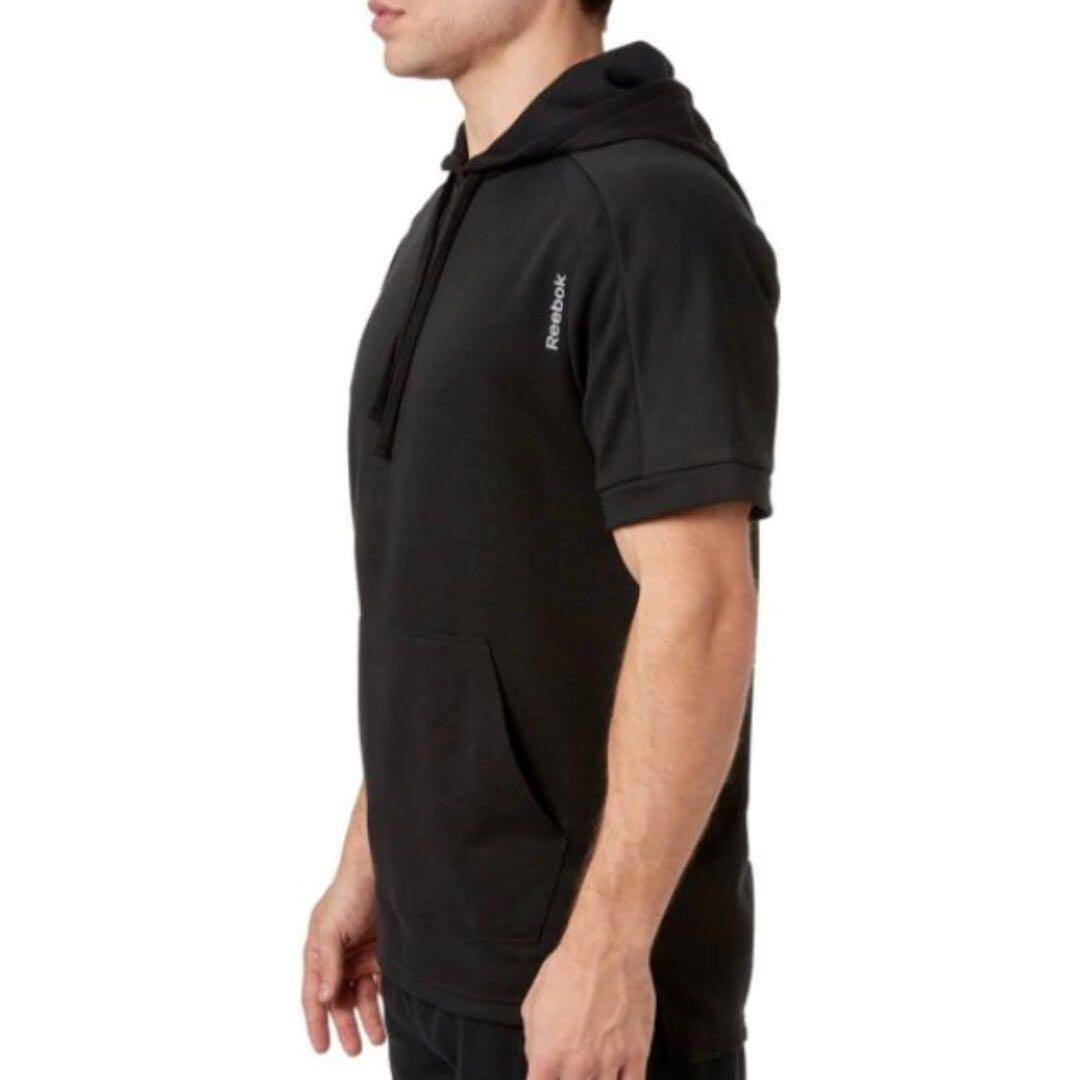 Double Knit Short Sleeve Hoodie 