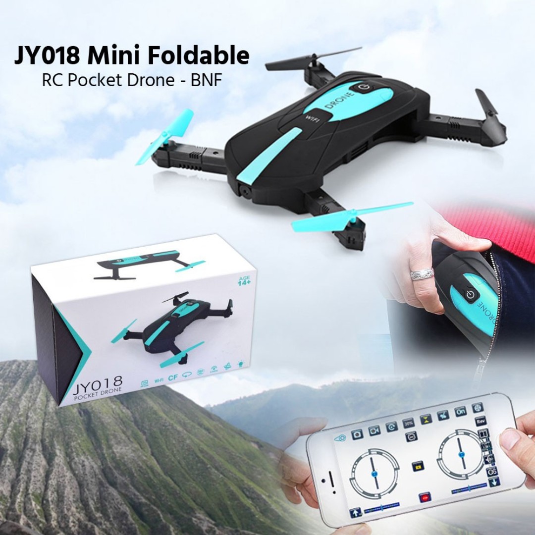 jy018 mini foldable rc pocket drone