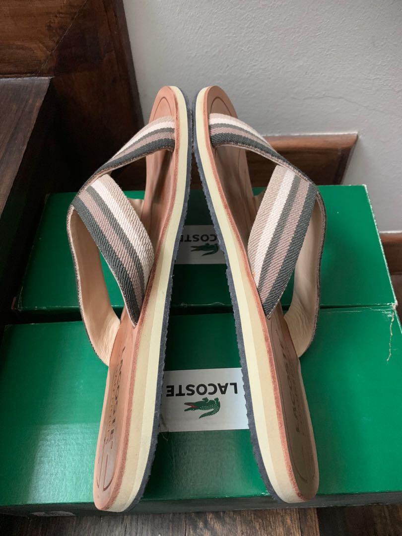 lacoste sport flip flops