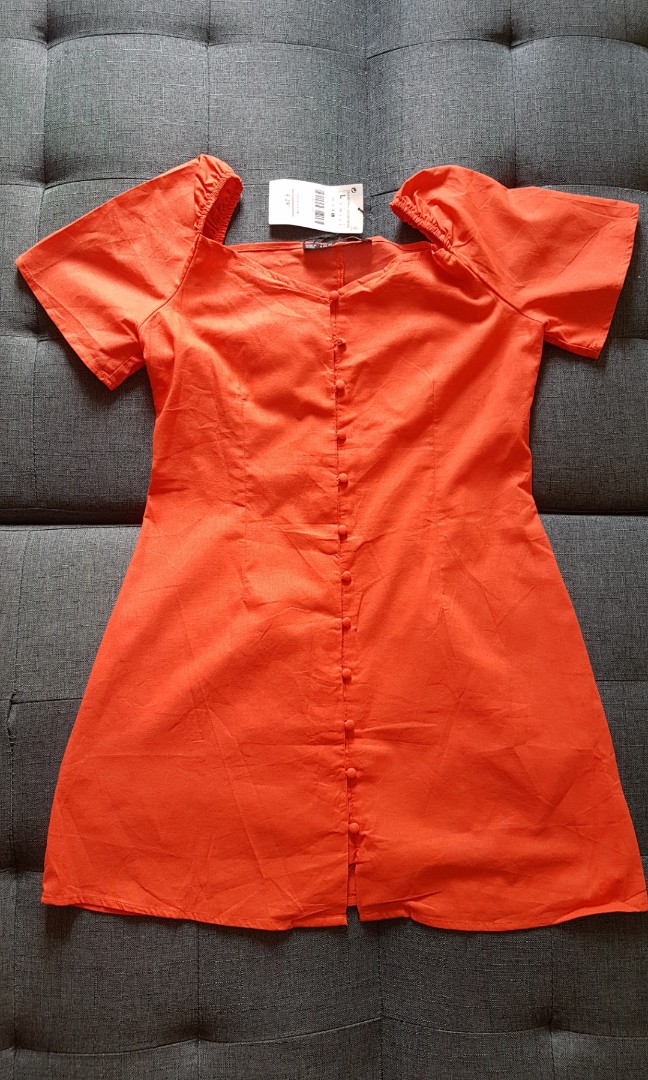 Linen Dress (Zara dupe), Women's Fashion, Dresses & Sets, Dresses on