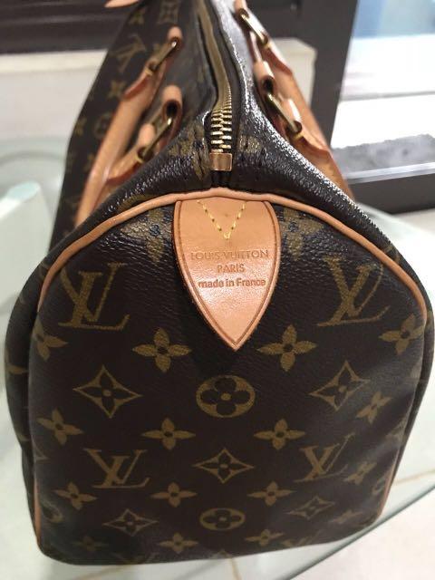 Louis Vuitton Speedy 30 Monogram SP0016 handbag, Barang Mewah, Tas & Dompet  di Carousell